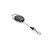 DURABLE STYLE 832701 Black Badge Reel with Snap Hook