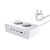 4smarts Desk GaN 65W Desktop Charger White Silver Type F