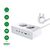 4smarts Desk GaN 65W Desktop Charger White Silver Type F