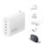 4smarts GaN Flex Pro 200W 4 USB-C Travel Charger White