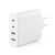 ALOGIC Rapid Power 100W 4-Port GaN EU Wall Charger, 2 x USB-C + 2 x USB-A, White / EU, Cable Included