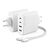 ALOGIC Rapid Power 100W 4-Port GaN EU Wall Charger, 2 x USB-C + 2 x USB-A, White / EU, Cable Included
