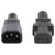 Manhattan Power Extension Cable C13 Female to C14 Male, 5m, Black