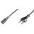 ASSMANN Euro Plug to C7 Figure-8 Power Cord 1.8 m Black