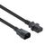 Manhattan Power Extension Cable C13 Female to C14 Male, 3m, Black
