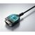 Manhattan 154499 USB-C to Serial DB9 RS232 Adapter Cable, PL2303, 1m, Black