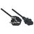 Manhattan Schuko to C13 Power Cord 1.8 m Black