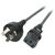 EFB China Type I Plug to C13 Power Cord 1.8 m