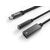 Equip 133470 black USB-C to 3.5 mm audio adapter with charging port