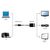 Cablexpert A-DPM-DVIF-002 DisplayPort to DVI adapter 0.1 m Black