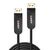Lindy 38520 UHBR10 hybrid optical DisplayPort cable 10 m Black