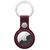 Apple AirTag FineWoven Key Ring Burgundy