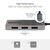 StarTech.com MST14CD123DP USB-C triple DisplayPort 1.4 MST hub grey