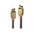 Lindy 36295 7.5 m Gold Line DisplayPort cable, DP 1.2, 4K60, Grey