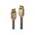 Lindy 36295 7.5 m Gold Line DisplayPort cable, DP 1.2, 4K60, Grey