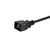Equip 112140 black C20 to C13 power cable 1.8 m