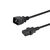 Equip 112141 black C20 to C13 power cable 3 m