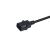Equip 112170 black C14 to C15 power cable 1.8 m