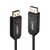 Lindy 38522 UHBR10 hybrid optical DisplayPort cable 20 m Black