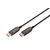 DIGITUS AK-340107-150-S DisplayPort 1.4 Active Hybrid Optical Cable, 15 m, 8K60, Black