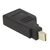Delock 65626 Mini DisplayPort to DisplayPort adapter Black