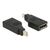 Delock 65626 Mini DisplayPort to DisplayPort adapter Black