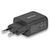 Lindy 65W GaN 2-Port USB-C Charger, Euro Plug, Black