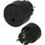 Brennenstuhl 1508520 Black US Type B to E/F Travel Adapter
