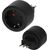 Brennenstuhl 1508470 Black Type F to Italian Type L Travel Adapter