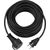 Brennenstuhl 1161420 Black 5m Rubber Earthed Extension Cable IP44