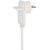 Brennenstuhl 1161820220 White 10m Flat-Plug Extension Cable with Double Earthed Coupling