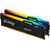 Kingston FURY Beast RGB KF552C40BBAK2-16 Black Two-Module 2×8GB DDR5 Memory Kit