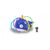 JAMARA McFizz Whale Garden Water Sprinkler Toy, Blue, Hose Adapter, Ages 3+