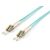 Equip LC-LC Fiber Patch Cable OM3 Duplex 3m Aqua
