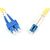 Digitus OS2 LC to SC Duplex Fibre Patch Cord 5m Yellow