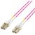 EFB OM4 LC-LC Duplex Fiber Patch Cable 10m