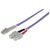 Intellinet OM4 LC to SC Duplex Fiber Patch Cable 2m