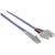 Intellinet OM4 LC to SC Duplex Fiber Patch Cable 2m
