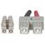 Intellinet OM4 LC to SC Duplex Fiber Patch Cable 2m