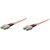 Intellinet SC-SC OM1 Fibre Patch Cable 1m Orange
