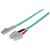 Intellinet OM3 Fibre Patch LC-SC Duplex 1m Aqua