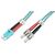Digitus OM3 Fibre Patch LC-ST Duplex 3m Aqua