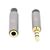 Manhattan 356022 1m 3.5mm TRRS Audio Extension Cable, Black and Silver