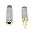 Manhattan 356022 1m 3.5mm TRRS Audio Extension Cable, Black and Silver