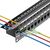 Equip 125580 Cat6A Unshielded RJ45 Keystone Coupler, Black, 8-Pack