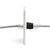 Equip 125580 Cat6A Unshielded RJ45 Keystone Coupler, Black, 8-Pack