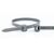 WKK 110226871 Grey PA6.6 Cable Ties, 370 x 4.8mm, 100-Pack