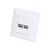 Intellinet 771917 Cat6a Dual RJ45 Wall Plate, Signal White