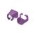 Digitus A-CC-VI Violet RAL 4008 RJ45 Colour Clips, 100-Pack