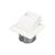 DIGITUS DN-93201 FTTH Flush Fibre Wall Outlet for SC LC Adapters, White